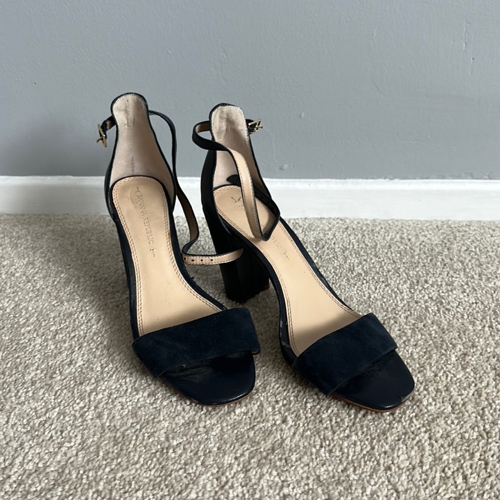 Banana Republic Navy Blue Heels